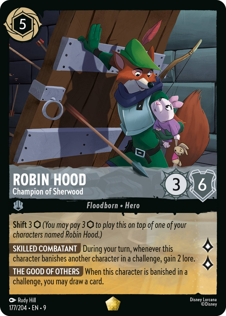9FAB-177, L, Robin Hood - Champion of Sherwood (Foil)