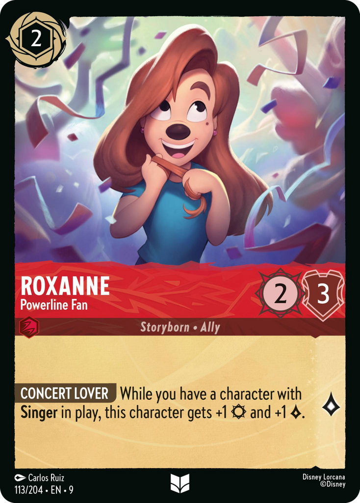 9FAB-113, UC, Roxanne - Powerline Fan (Foil)