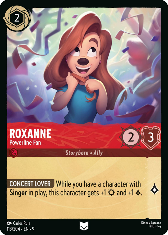 9FAB-113, UC, Roxanne - Powerline Fan (Foil)