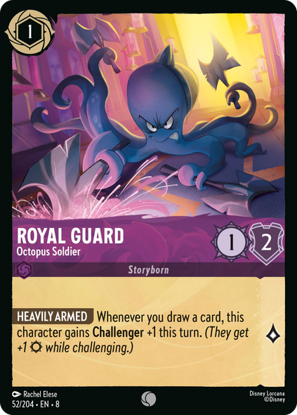 8ROF-052, C, Royal Guard - Octopus Soldier (Foil)