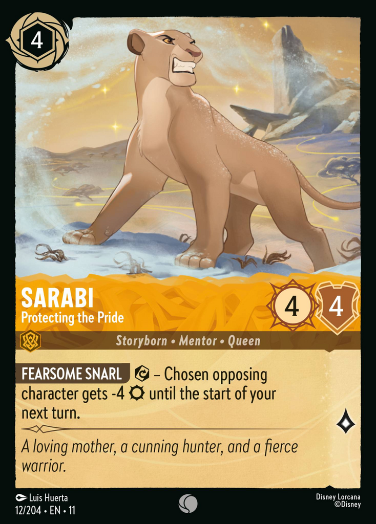 11WSP-012, C, Sarabi - Protecting the Pride