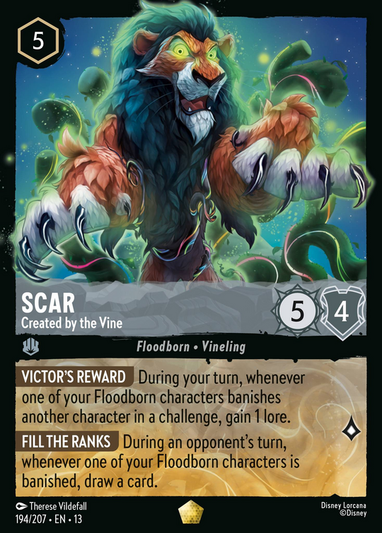 13ATK-194, L, Scar - Created by the Vine