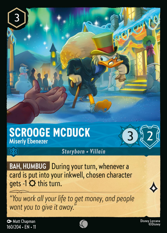 11WSP-160, C, Scrooge McDuck - Miserly Ebenezer