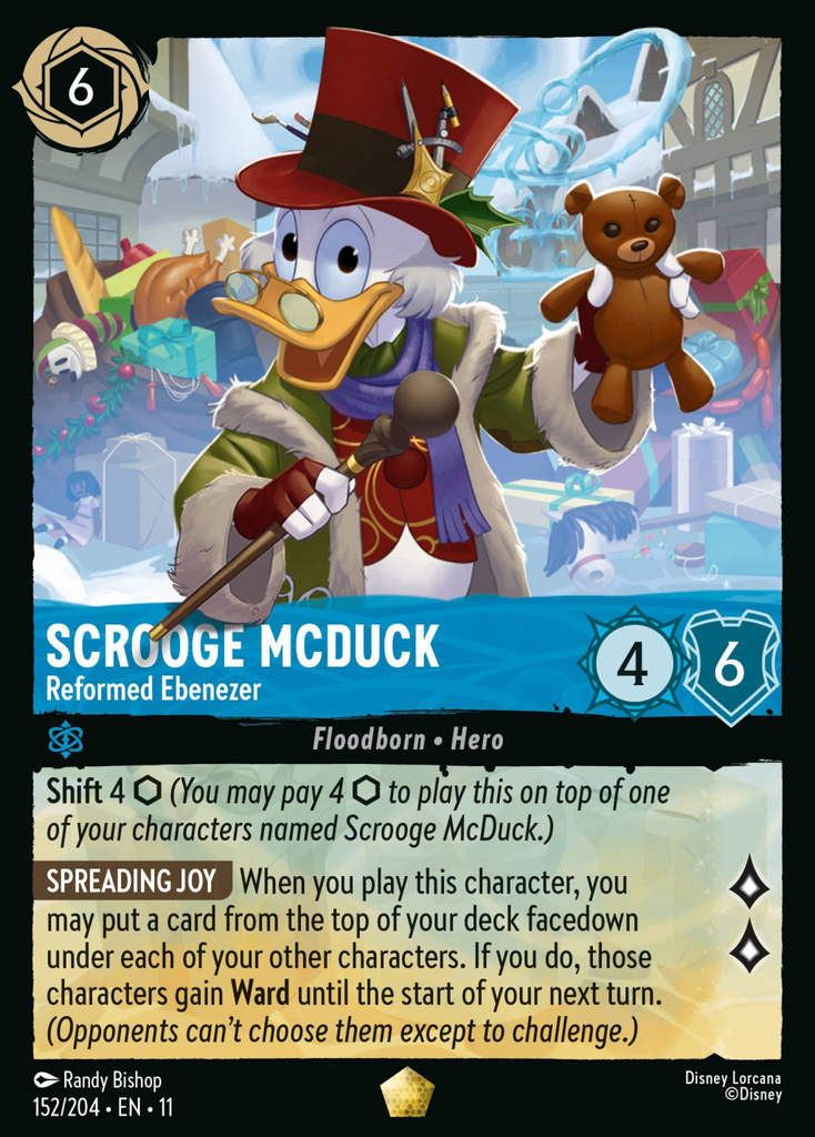 11WSP-152, L, Scrooge McDuck - Reformed Ebenezer