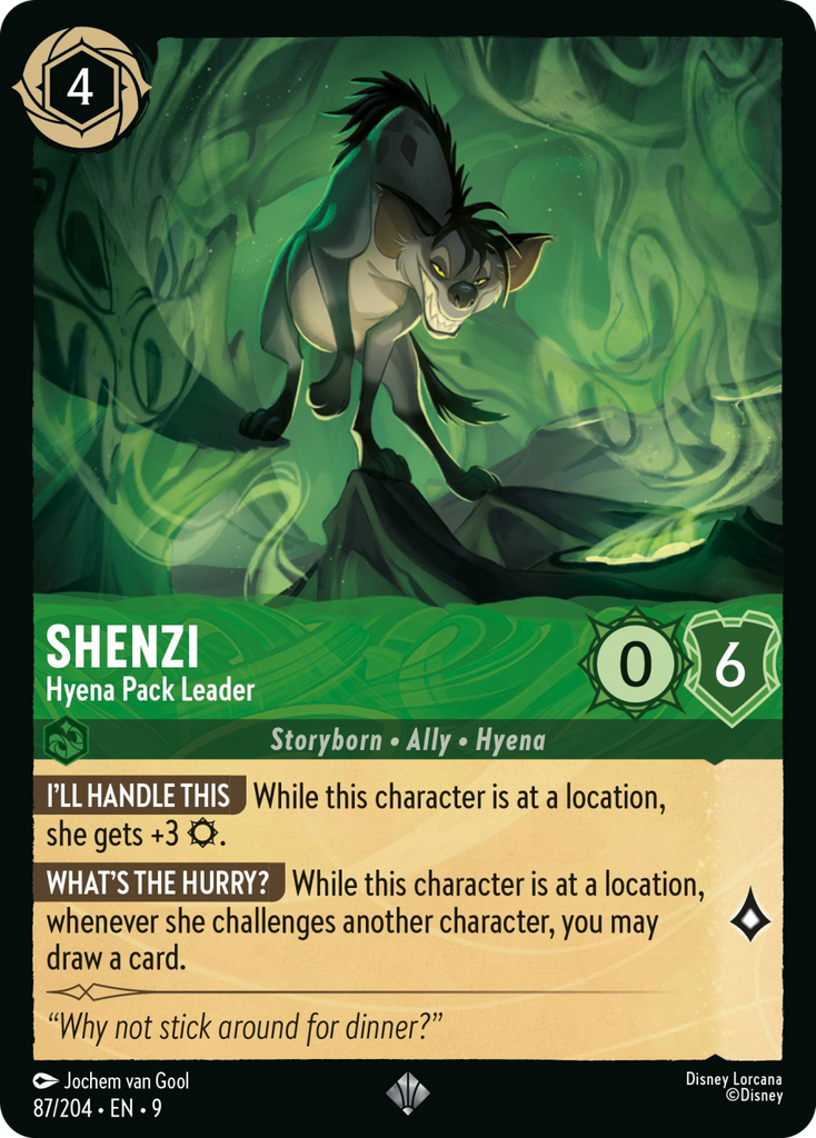 9FAB-087, SR, Shenzi - Hyena Pack Leader