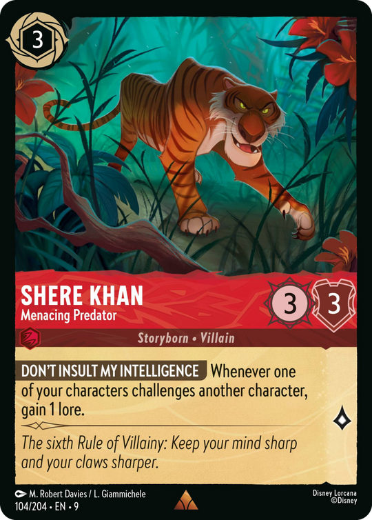 9FAB-104, R, Shere Khan - Menacing Predator