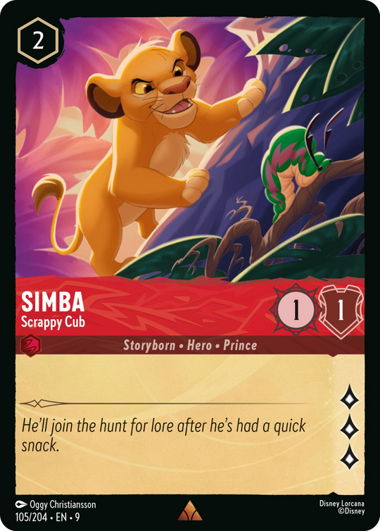 9FAB-105, R, Simba - Scrappy Cub (Foil)