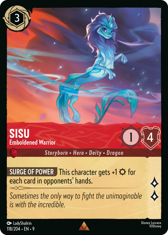 9FAB-118, R, Sisu - Emboldened Warrior (Foil)
