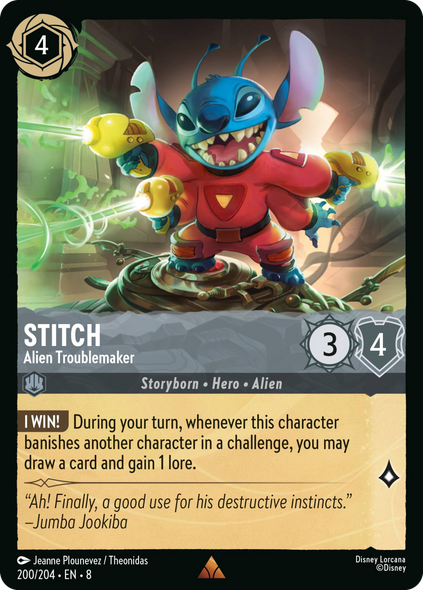 8ROF-200, R, Stitch - Alien Troublemaker