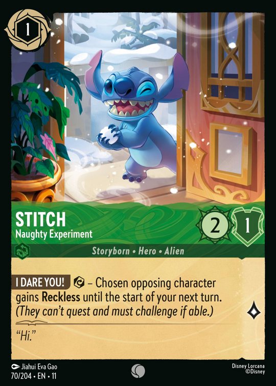 11WSP-070, C, Stitch - Naughty Experiment