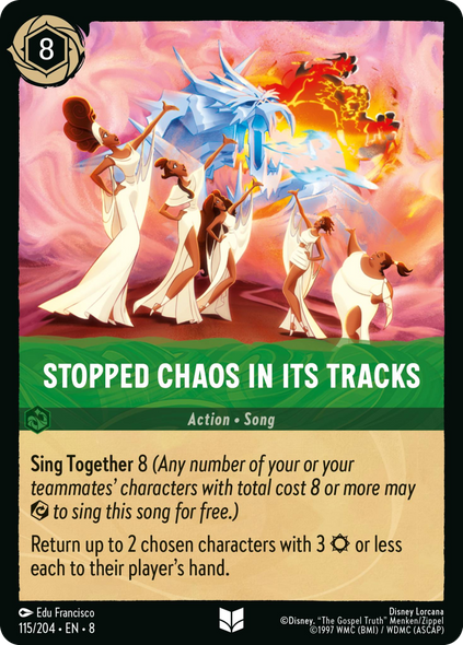 8ROF-115, UC, Stopped Chaos in Its Tracks (Foil)