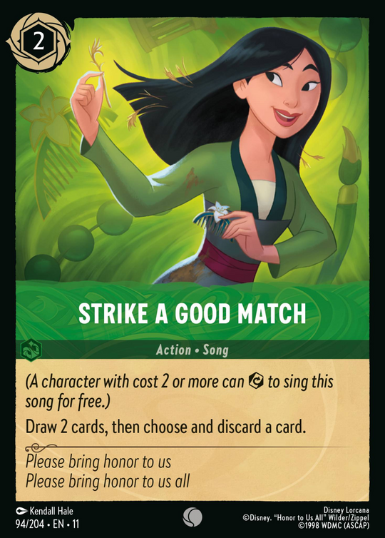 11WSP-094, C, Strike A Good Match (Foil)