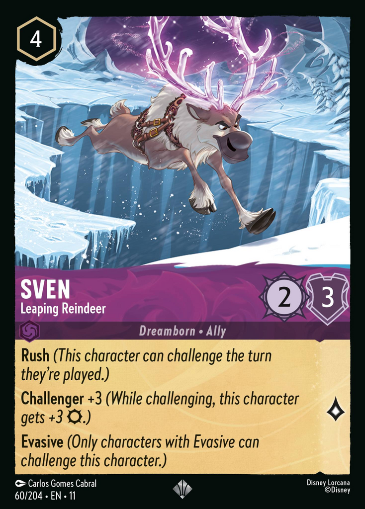 11WSP-060, SR, Sven - Leaping Reindeer