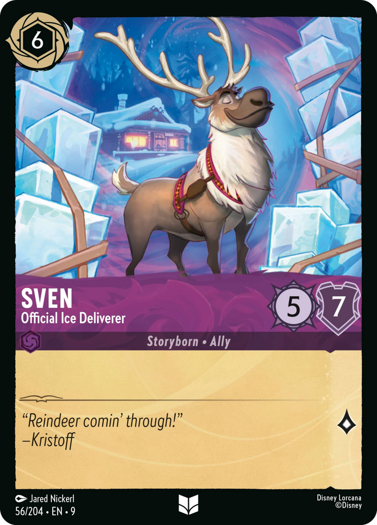 9FAB-056, UC, Sven - Official Ice Deliverer (Foil)