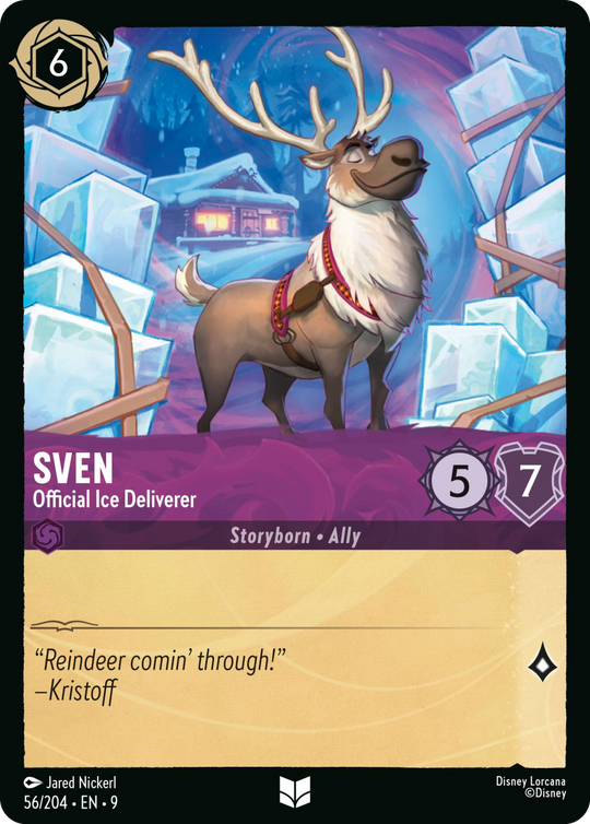 9FAB-056, UC, Sven - Official Ice Deliverer (Foil)