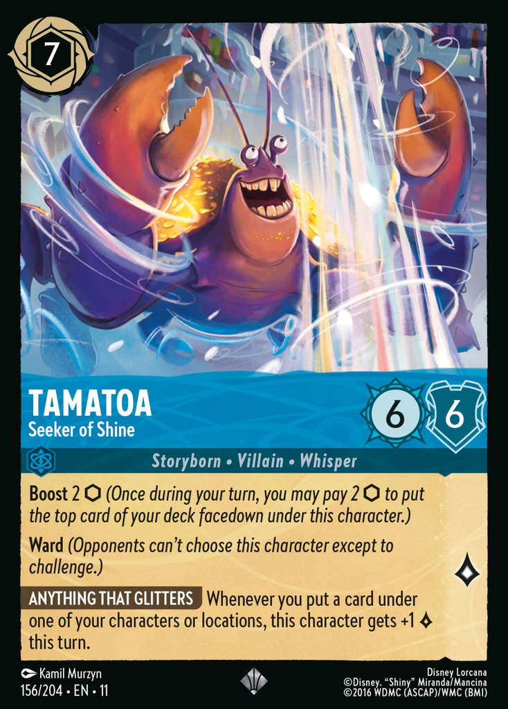 11WSP-156, SR, Tamatoa - Seeker of Shine