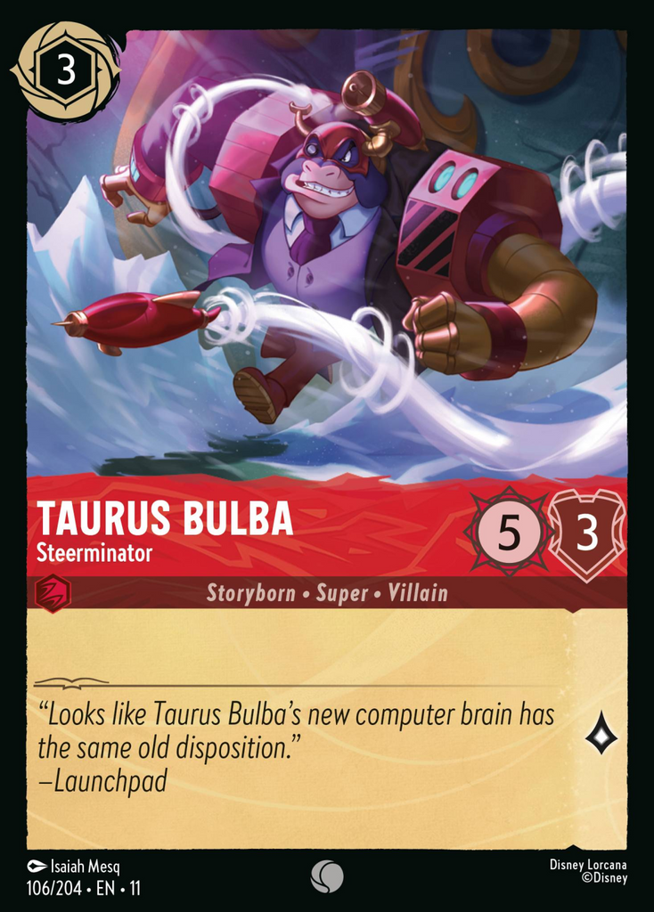 11WSP-106, C, Taurus Bulba - Steerminator