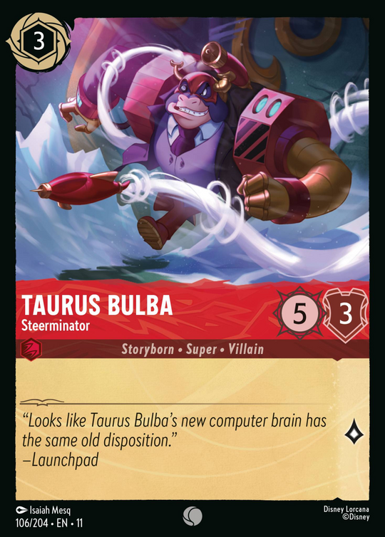 11WSP-106, C, Taurus Bulba - Steerminator