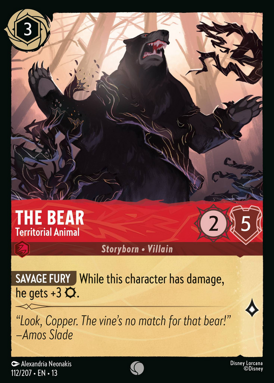 13ATK-112, C, The Bear - Territorial Animal