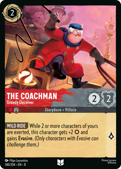 8ROF-140, UC, The Coachman - Greedy Deceiver (Foil)