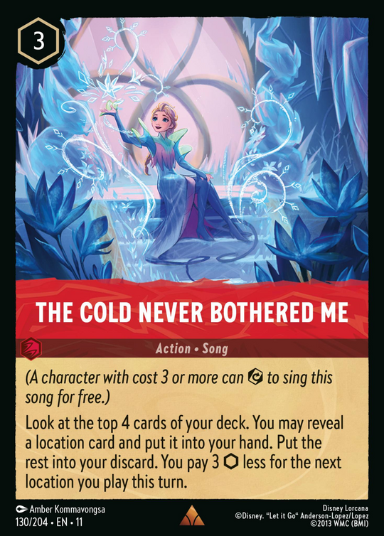 11WSP-130, R, The Cold Never Bothered Me (Foil)