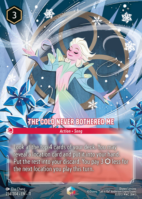 11WSP-234, E, The Cold Never Bothered Me