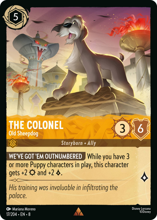 8ROF-017, R, The Colonel - Old Sheepdog