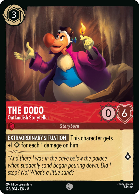 8ROF-126, C, The Dodo - Outlandish Storyteller (Foil)