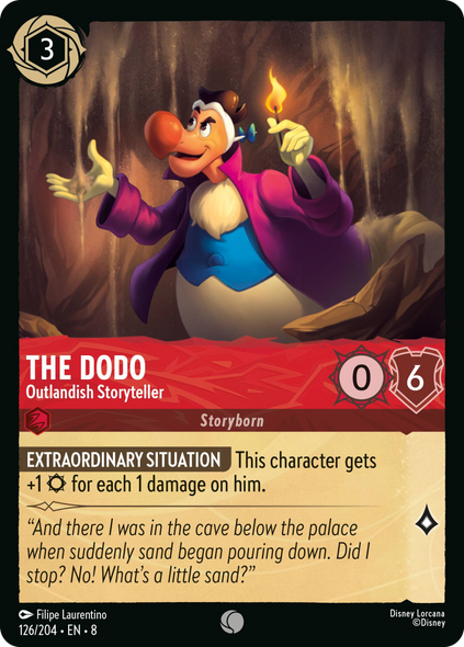 8ROF-126, C, The Dodo - Outlandish Storyteller (Foil)