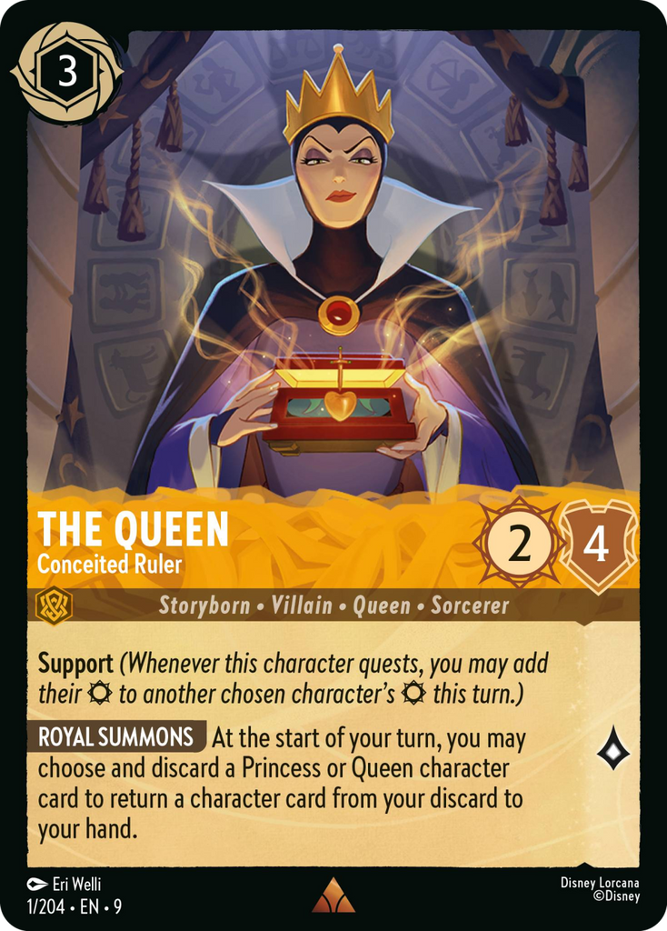 9FAB-001, R, The Queen - Conceited Ruler