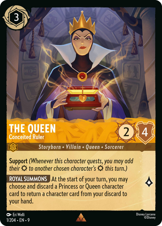 9FAB-001, R, The Queen - Conceited Ruler