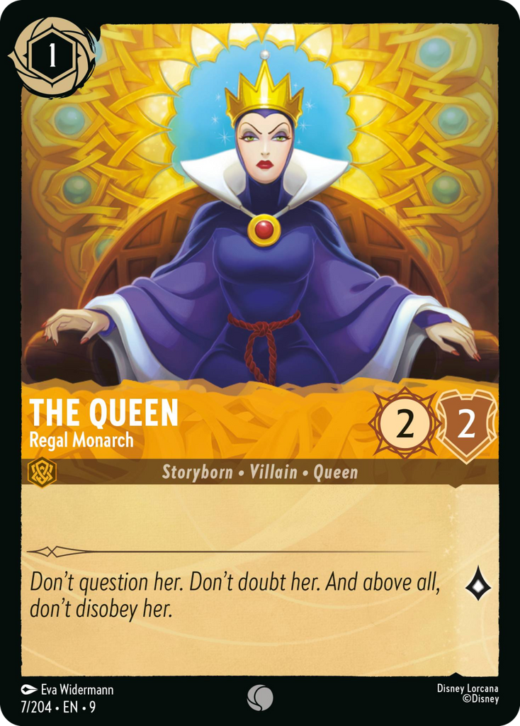 9FAB-007, C, The Queen - Regal Monarch (Foil)