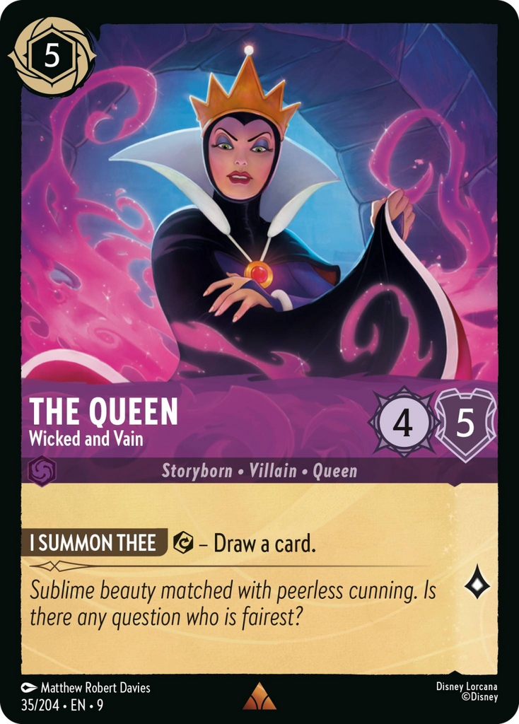 9FAB-035, R, The Queen - Wicked and Vain