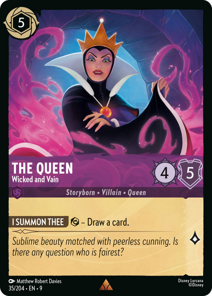 9FAB-035, R, The Queen - Wicked and Vain