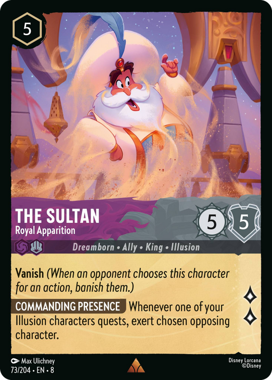 8ROF-073, R, The Sultan - Royal Apparition (Foil)