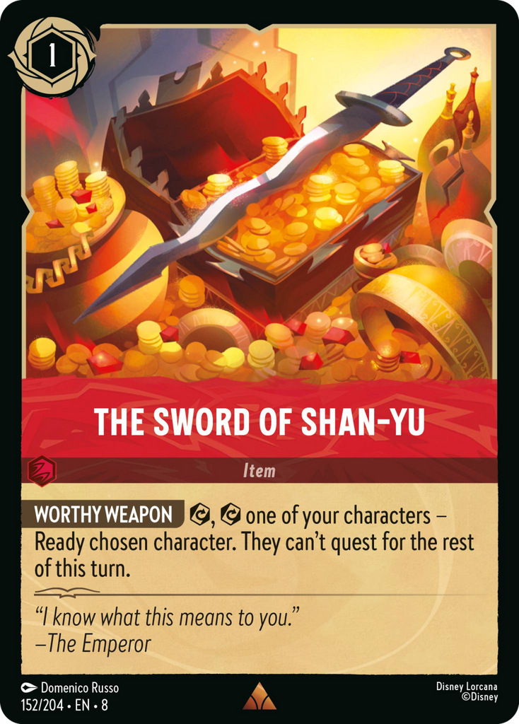 8ROF-152, R, The Sword of Shan‐Yu (Foil)