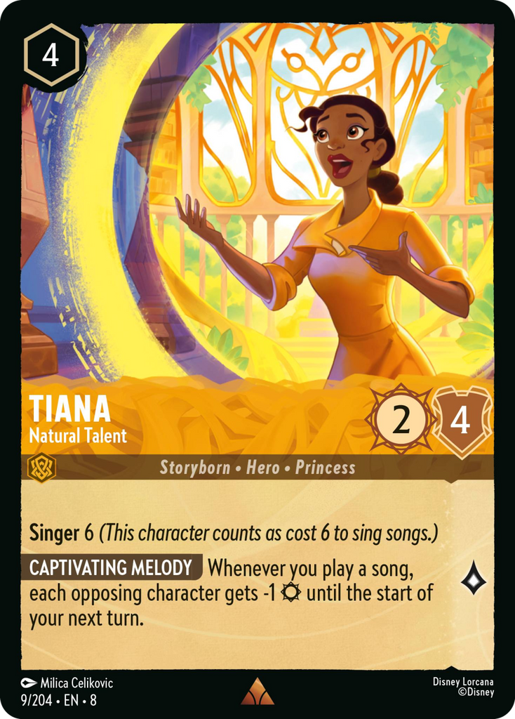 8ROF-009, R, Tiana - Natural Talent