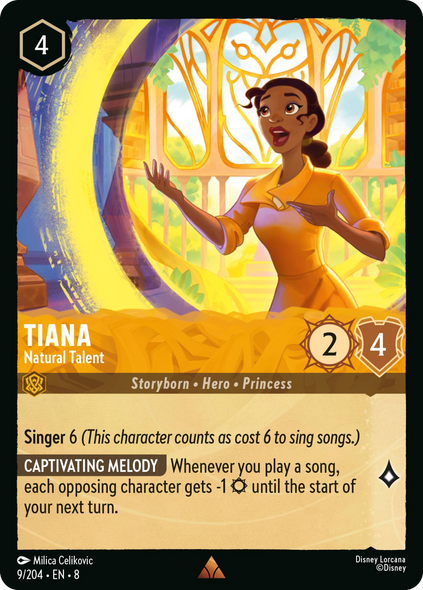8ROF-009, R, Tiana - Natural Talent