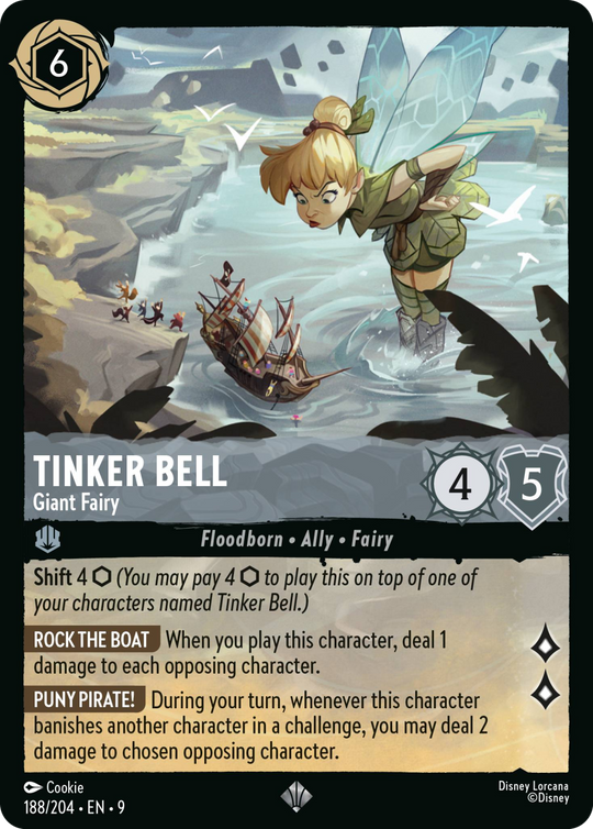9FAB-188, SR, Tinker Bell - Giant Fairy