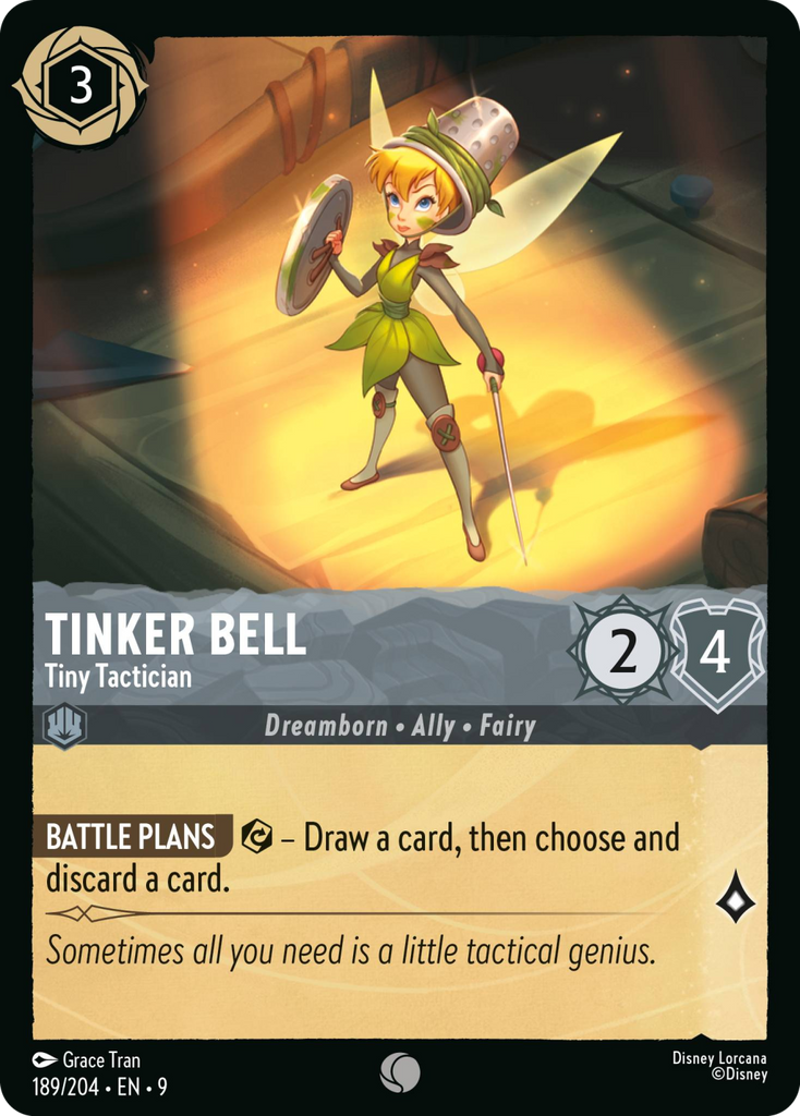 9FAB-189, C, Tinker Bell - Tiny Tactician