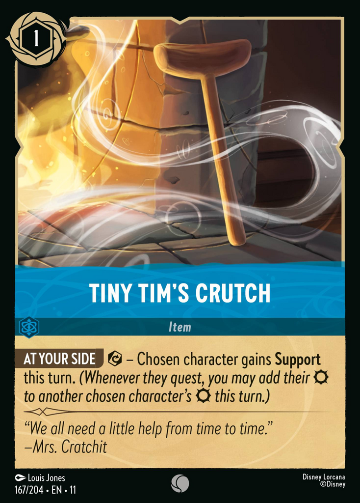 11WSP-167, C, Tiny Tim's Crutch (Foil)