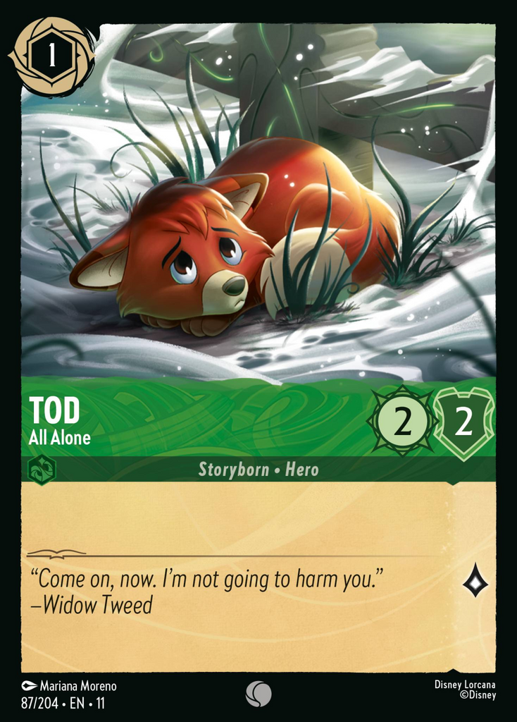 11WSP-087, C, Tod - All Alone (Foil)