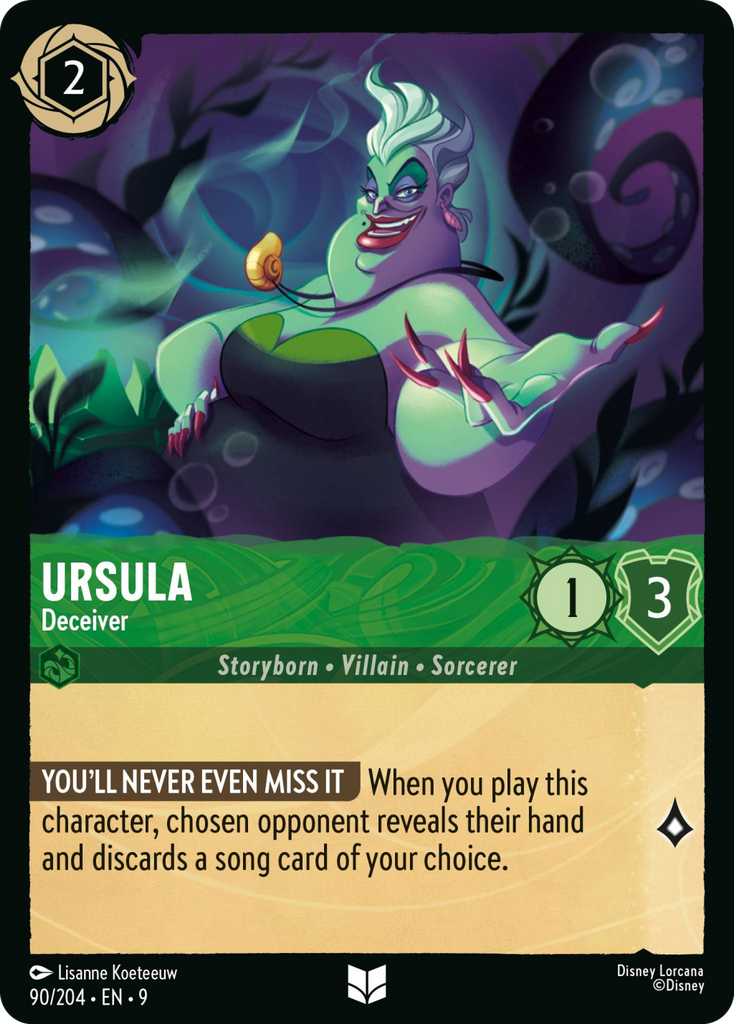 9FAB-090, UC, Ursula - Deceiver (Foil)