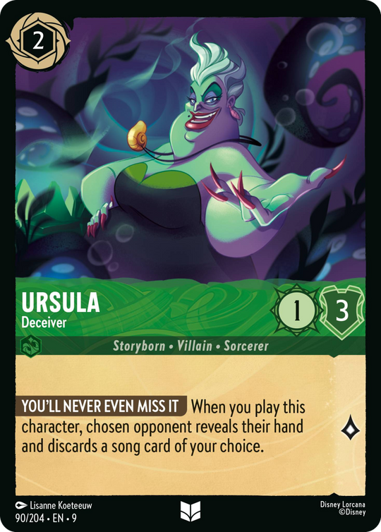 9FAB-090, UC, Ursula - Deceiver (Foil)