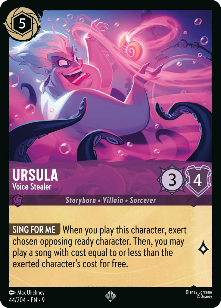 9FAB-044, SR, Ursula - Voice Stealer (Foil)