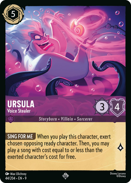 9FAB-044, SR, Ursula - Voice Stealer (Foil)