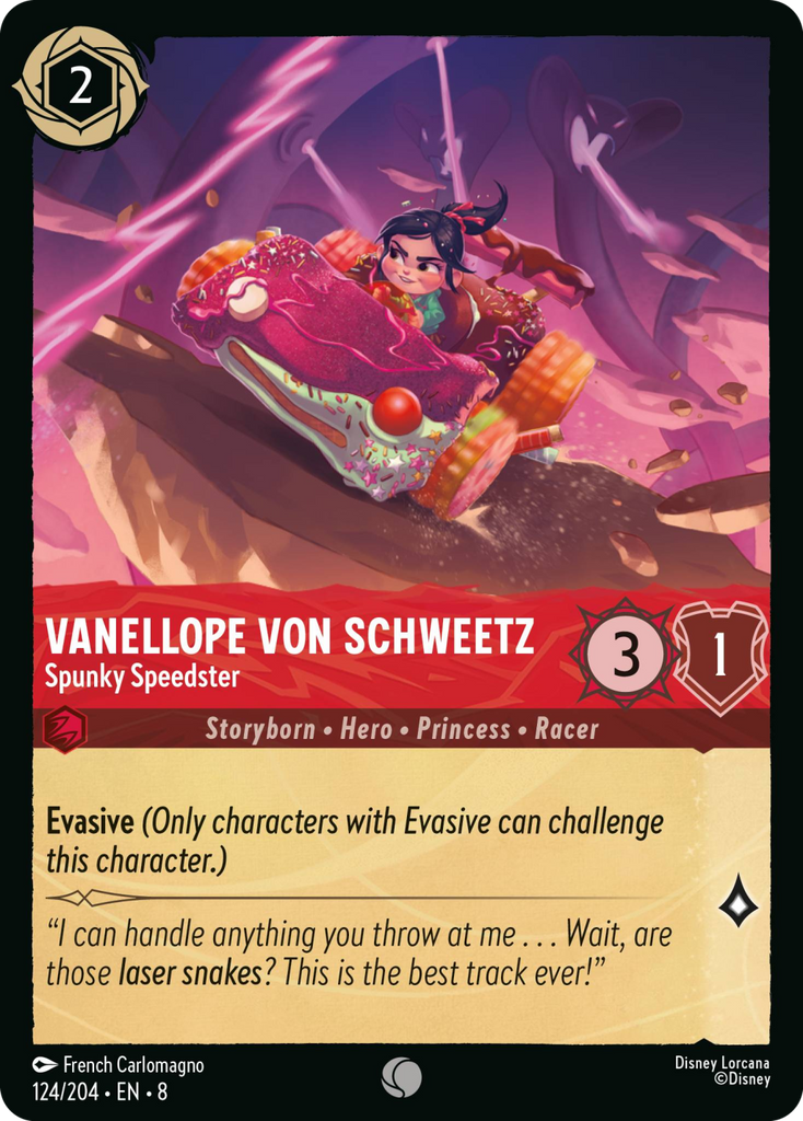 8ROF-124, C, Vanellope von Schweetz - Spunky Speedster (Foil)