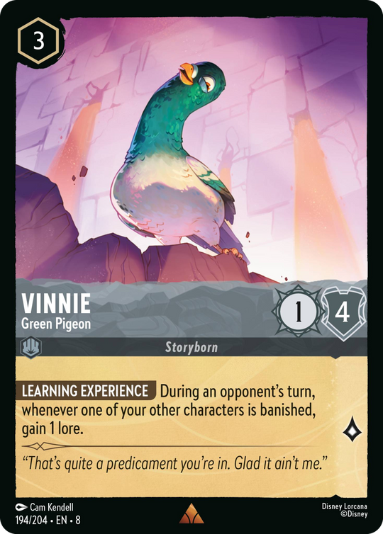8ROF-194, R, Vinnie - Green Pigeon (Foil)