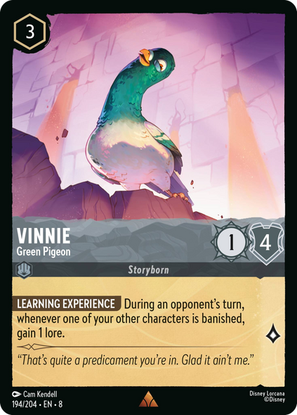 8ROF-194, R, Vinnie - Green Pigeon (Foil)