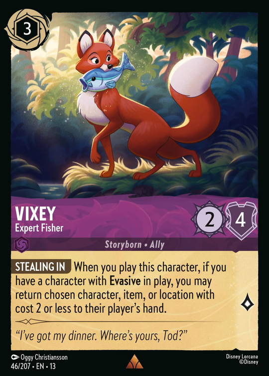 13ATK-046, R, Vixey - Expert Fisher